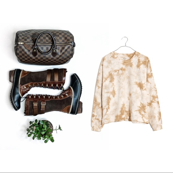 SOLD OUT Madewell Tie-Dye (Re)sourced Cotton Swing Sweatshirt - Picture 13 of 14